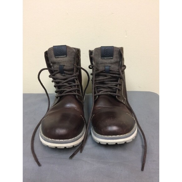 Call it Spring Men winter faux fur lining boots brown size 9.5 - Picture 3 of 11